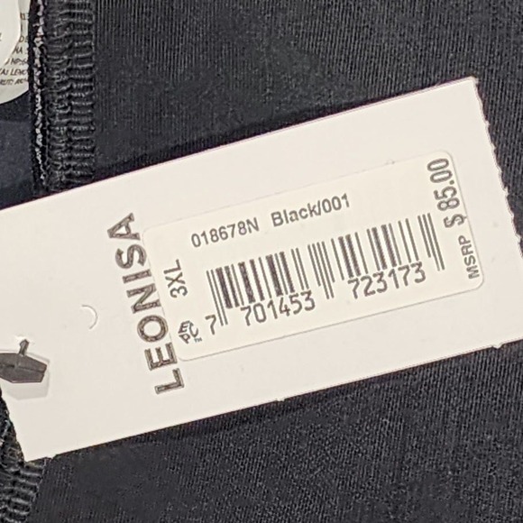 Leonisa PowerSlim Open Bust Boyshort Body Shaper Black Size 3X - Picture 7 of 11